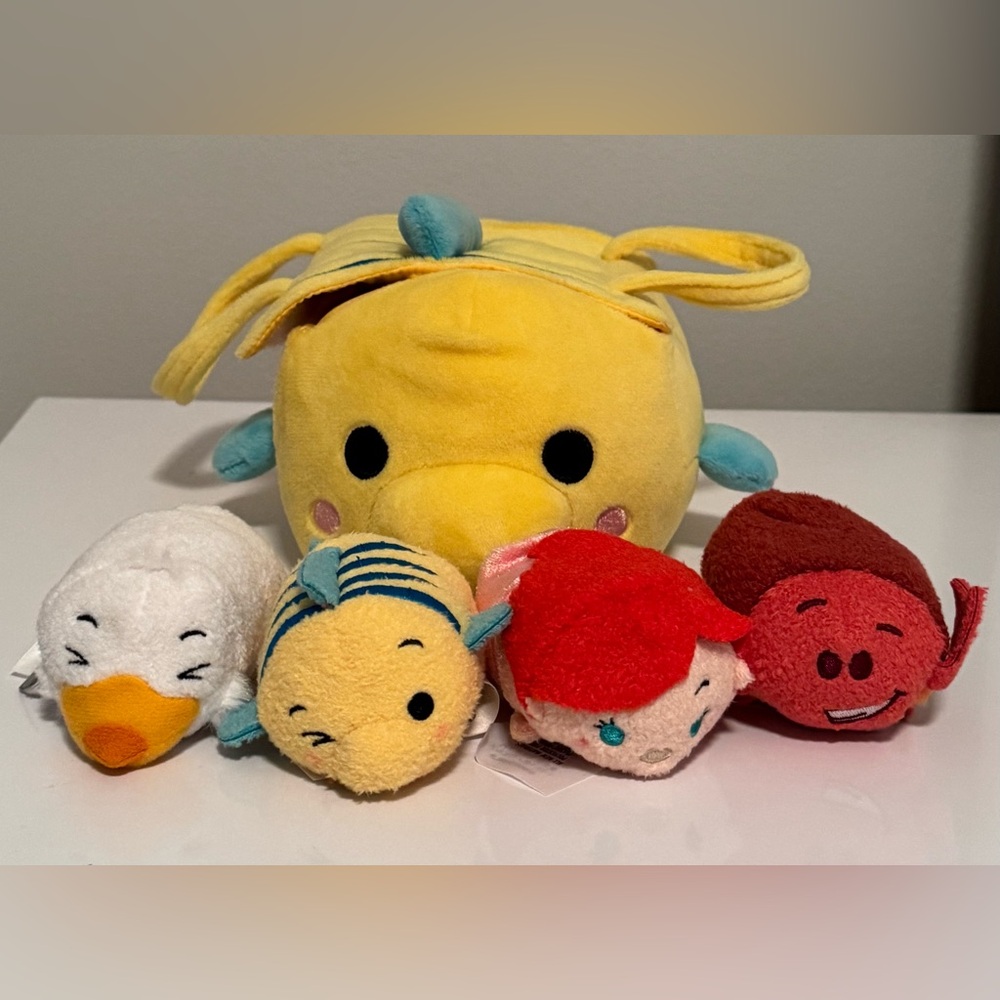 Disney’s The Little Mermaid 'Tsum Tsum' Plush Set - Small Bag and 4 Minis